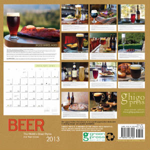 BEER CALENDAR 2013 BACK