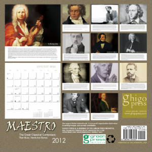 classical composer calendar