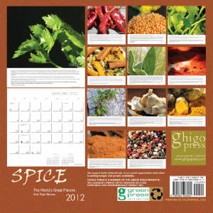 spice calendar 2012