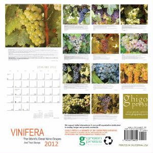 wine calendar 2012 back